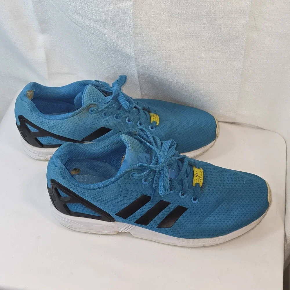 Adidas‎ ZX Flux Torsion Running Shoes Blue Men's Size 9.5 Sneakers